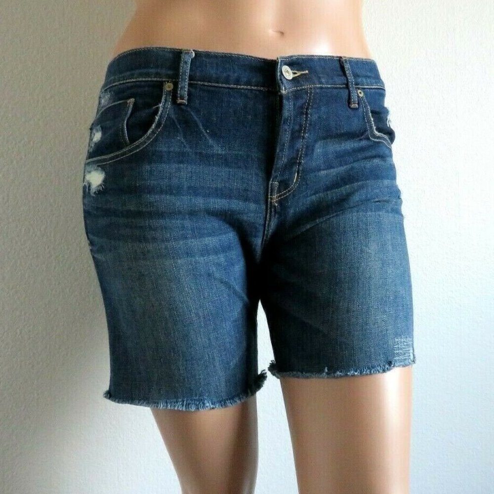 ABERCROMBIE & FITCH Jeans DESTRUCTED Shorts Size 8_3